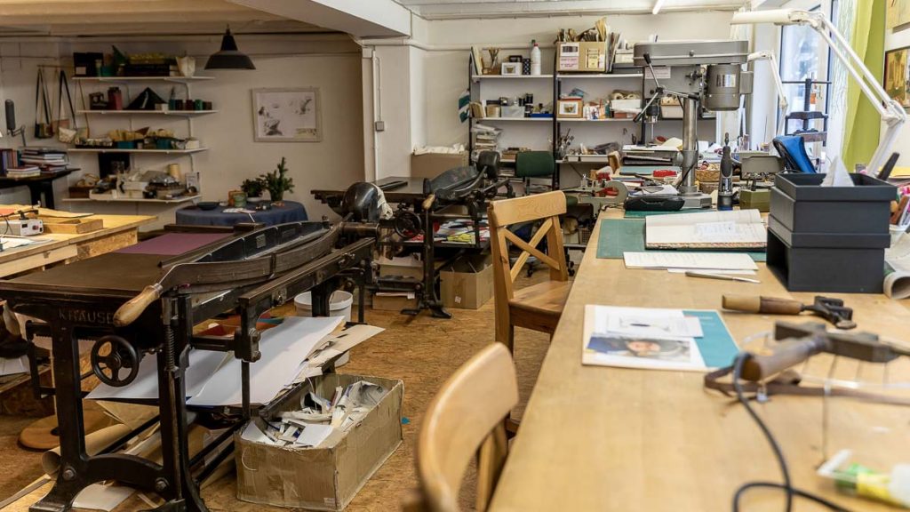 Dies ist die Buchwerkstatt in Bremen